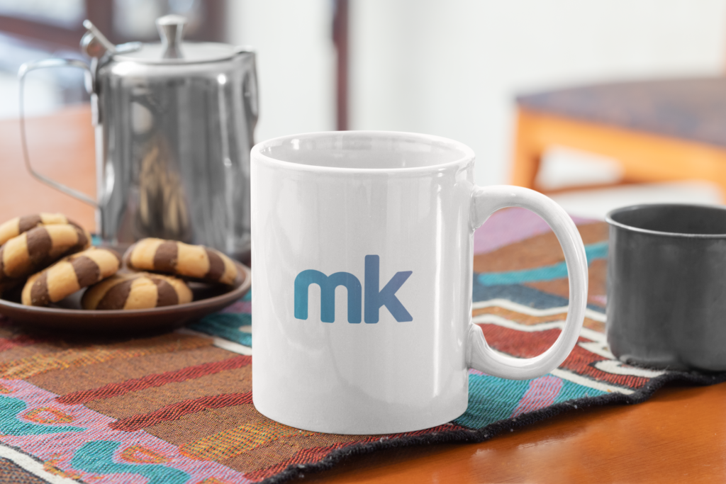 11 oz coffee mug mockup featuring some chocolate cookies 33810
